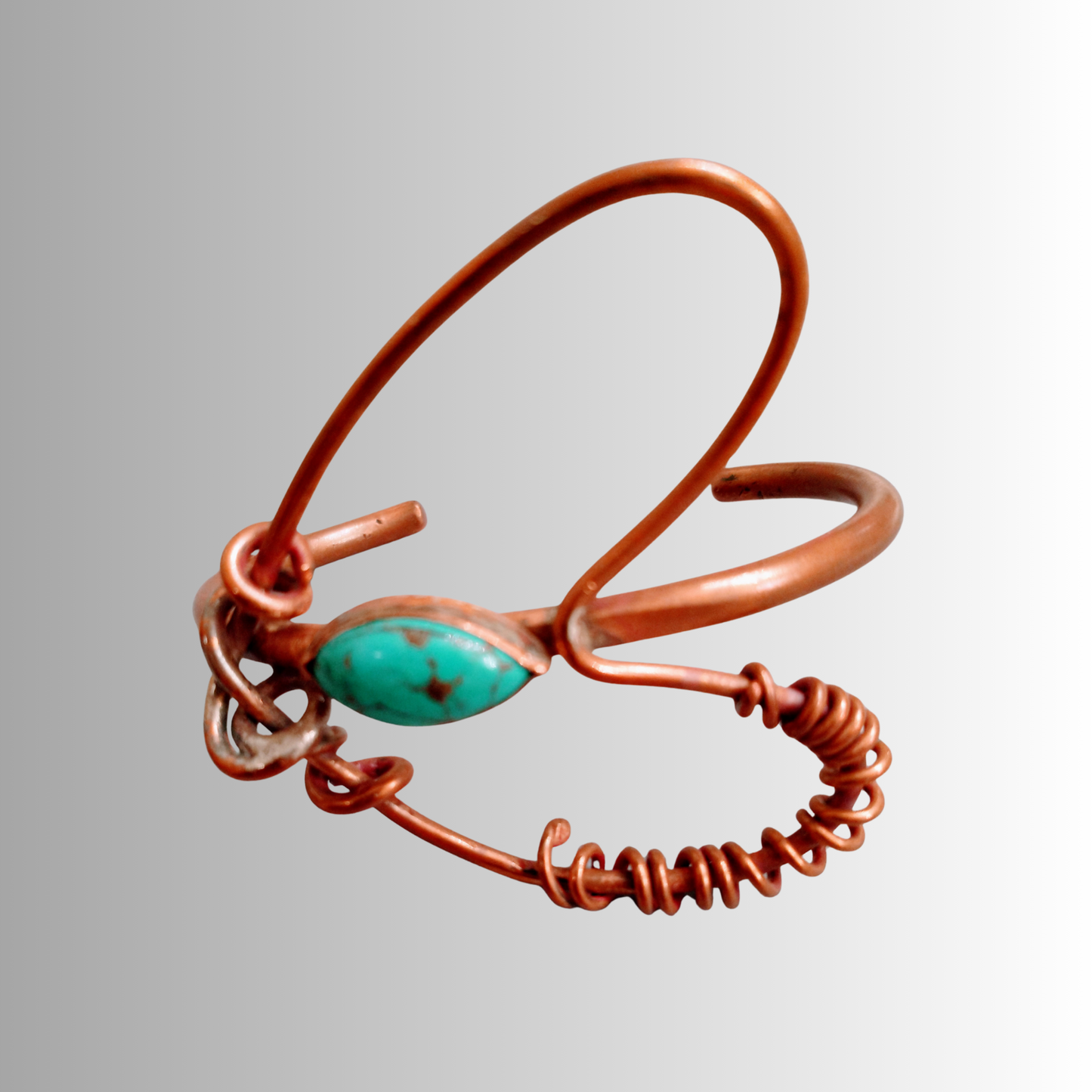 Heart Symphony Cuff with Nepalese turquoise | by SOUFiiARTe