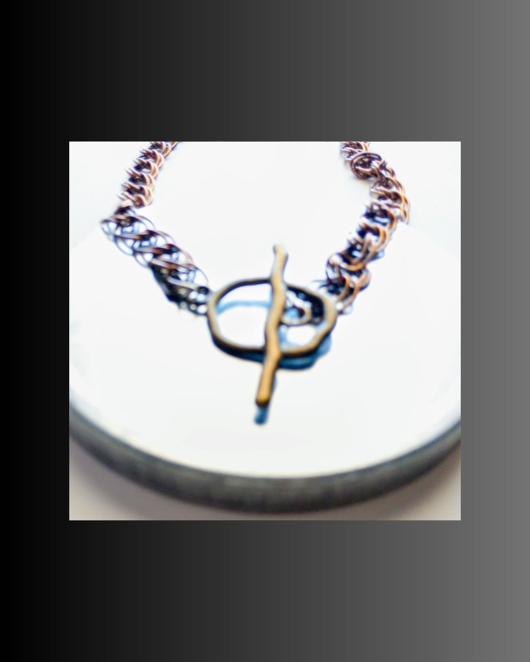 Time Capsule Brass & Fashion Bead Pendant Necklace | SOUFiiARTe