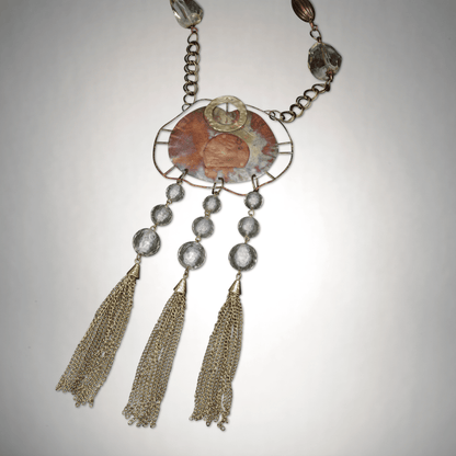 Atlantis Copper And Fashion Bead Pendant Necklace | SOUFiiARTe