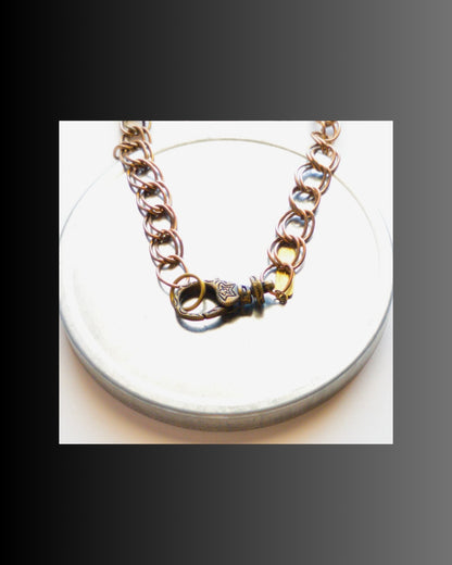 Filigree Open Heart Necklace with Quartz & Copper | Medieval-Inspired Jewelry by SOUFiiARTe